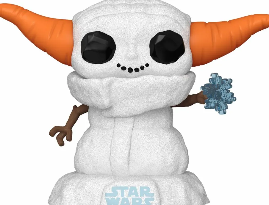 Standard Pop!>Star Wars : The Mandalorian - Snowman Grogu (Holiday) Pop! Vinyl Figure