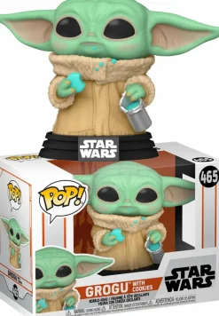 Standard Pop!>Star Wars : The Mandalorian - Grogu (The Child) with Cookie Pop! Vinyl Figure