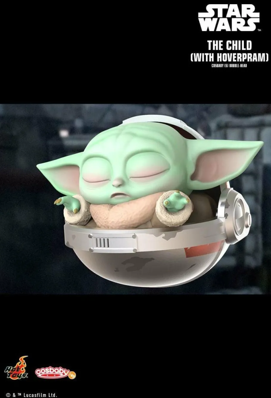 Cosbaby>Star Wars : The Mandalorian - The Child with Hoverpram Cosbaby (S) Hot Toys Figure