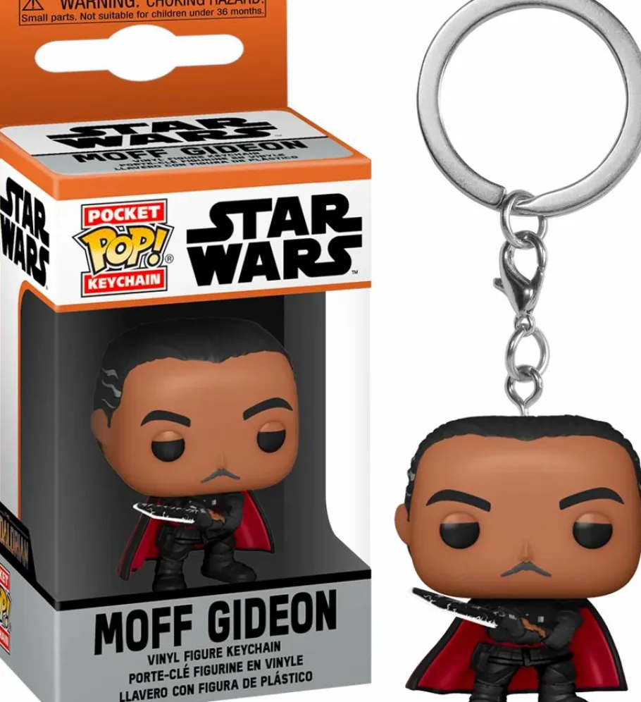 Pop! Keychains>Star Wars : The Mandalorian - Moff Gideon Pocket Pop! Vinyl Keychain