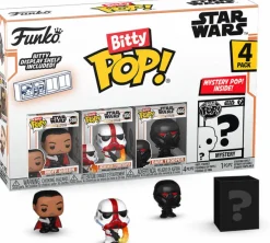 Designer Vinyl>Star Wars : The Mandalorian - Moff Gideon, Incinerator Stormtrooper, Dark Trooper & Mystery Bitty Pop! Vinyl Figure 4-Pack