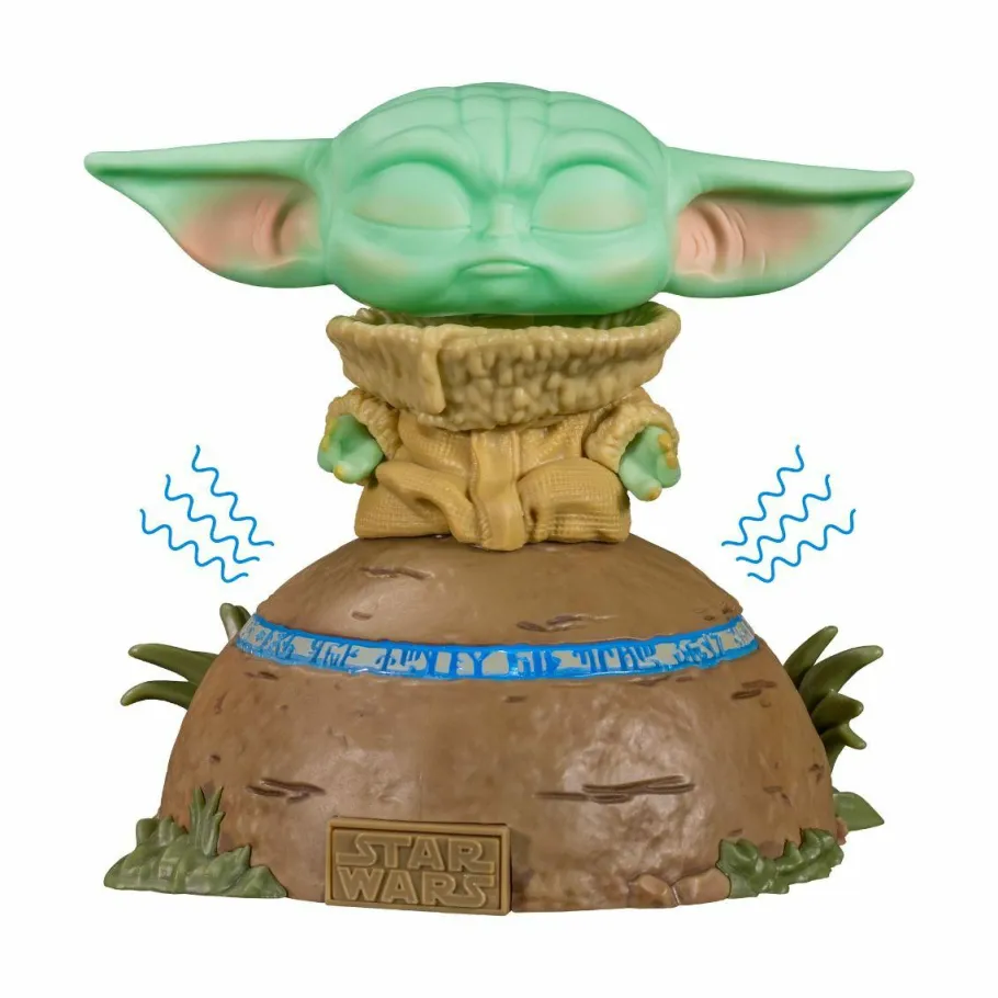 Pop! Deluxe>Star Wars : The Mandalorian - Grogu Using The Force Deluxe Pop! Vinyl Figure with Light & Sound