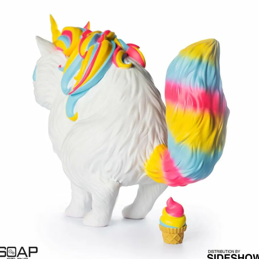 Designer Vinyl>Strange Cat - Unicat Rainbow Ice-Cream 6” Vinyl Figure