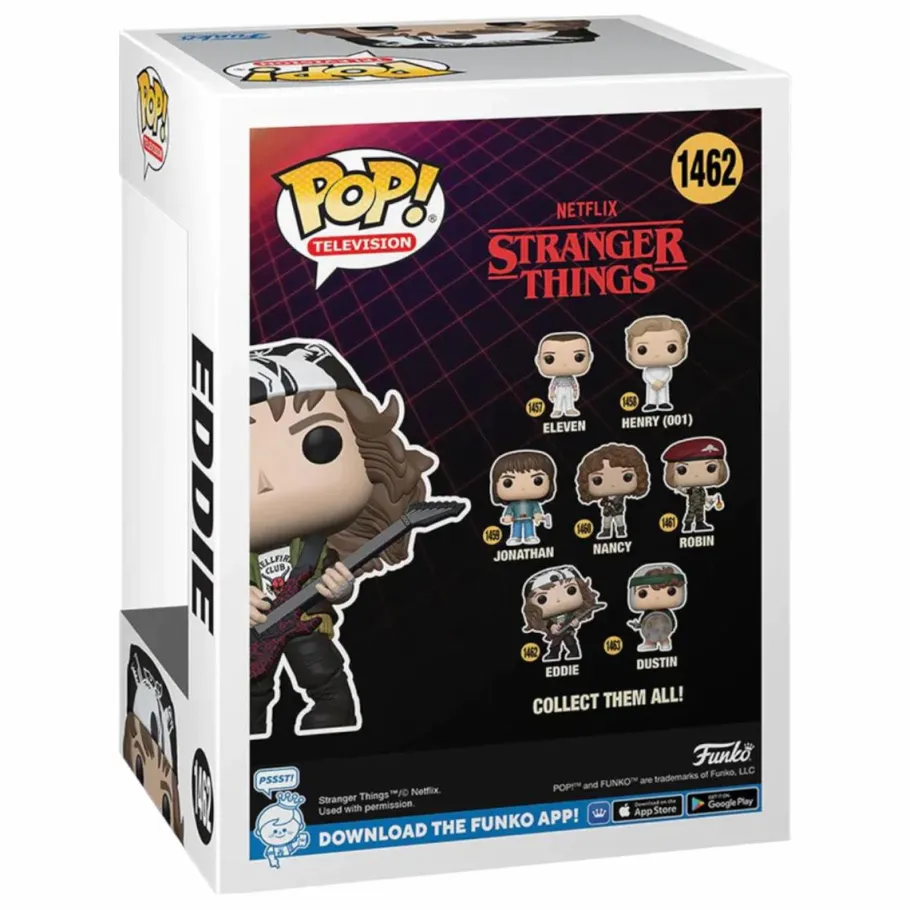 Standard Pop!>Stranger Things 4 - Eddie with Guitar (Finale) Metallic Pop! Vinyl Figure