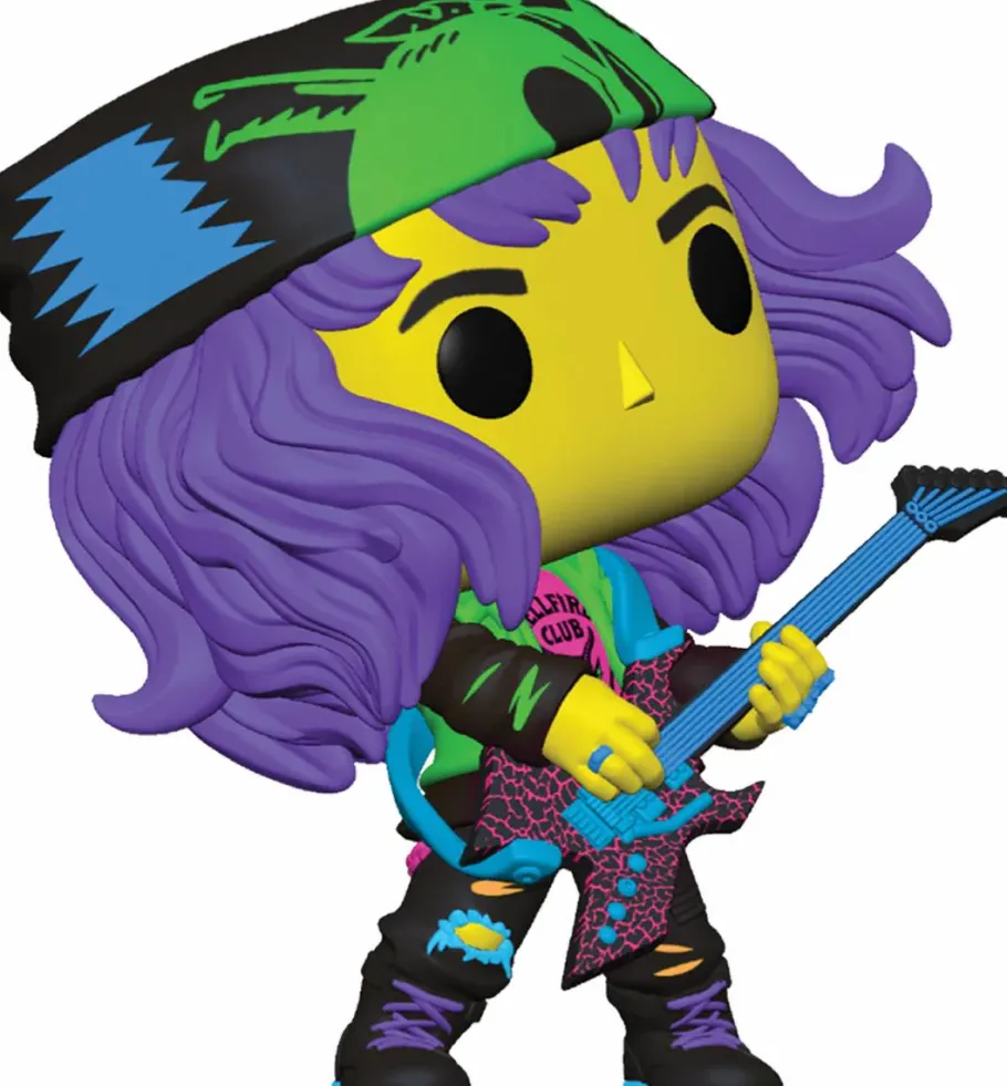 Standard Pop!>Stranger Things 4 - Eddie with Guitar (Finale) Blacklight Pop! Vinyl Figure