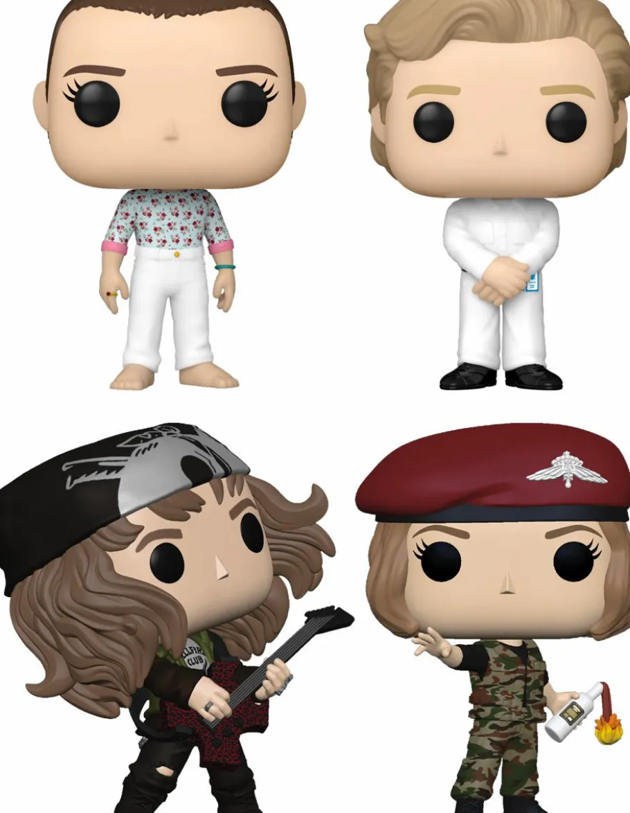 Pop! Bundles>Stranger Things 4 - Upside Down Challenger Pop! Vinyl Bundle (Set of 4)