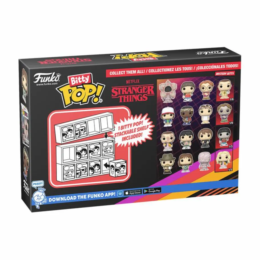 Blind Box>Stranger Things - Demogorgon, Will, Barb & Mystery Bitty Pop! Vinyl Figure 4-Pack