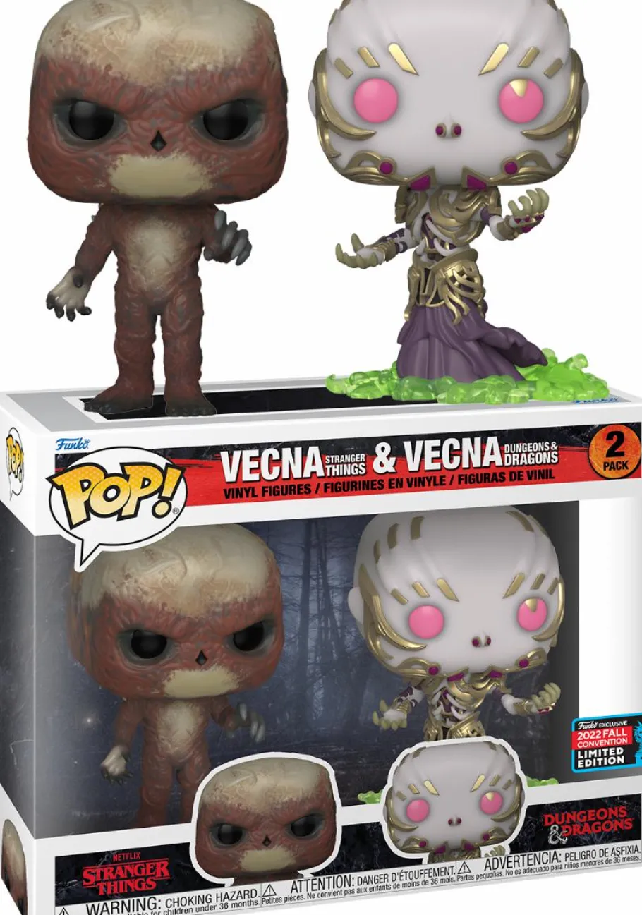 Funko Convention Exclusives>Stranger Things / Dungeons & Dragons - Vecna Pop! Vinyl Figure 2-Pack (2022 Fall Convention Exclusive / Popcultcha Exclusive)
