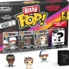Designer Vinyl>Stranger Things - Dustin, Lucas, Eleven (with Electrodes) & Mystery Bitty Pop! Vinyl Figure 4-Pack