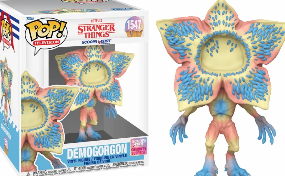 Super-Sized Pop!>Stranger Things : Season 4 - Demogorgon (Scoops Ahoy) Super Sized 6" Pop! Vinyl Figure