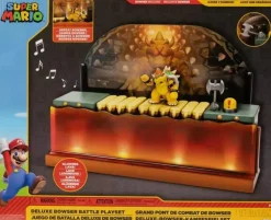 Designer Vinyl>Super Mario - Bowser Battle World of Nintendo Deluxe 2.5" Scale Action Figure Playset