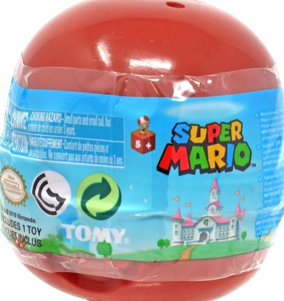 Blind Box>Super Mario - Buildable 2" Vinyl Figure Blind Box Capsule (Display of 12)