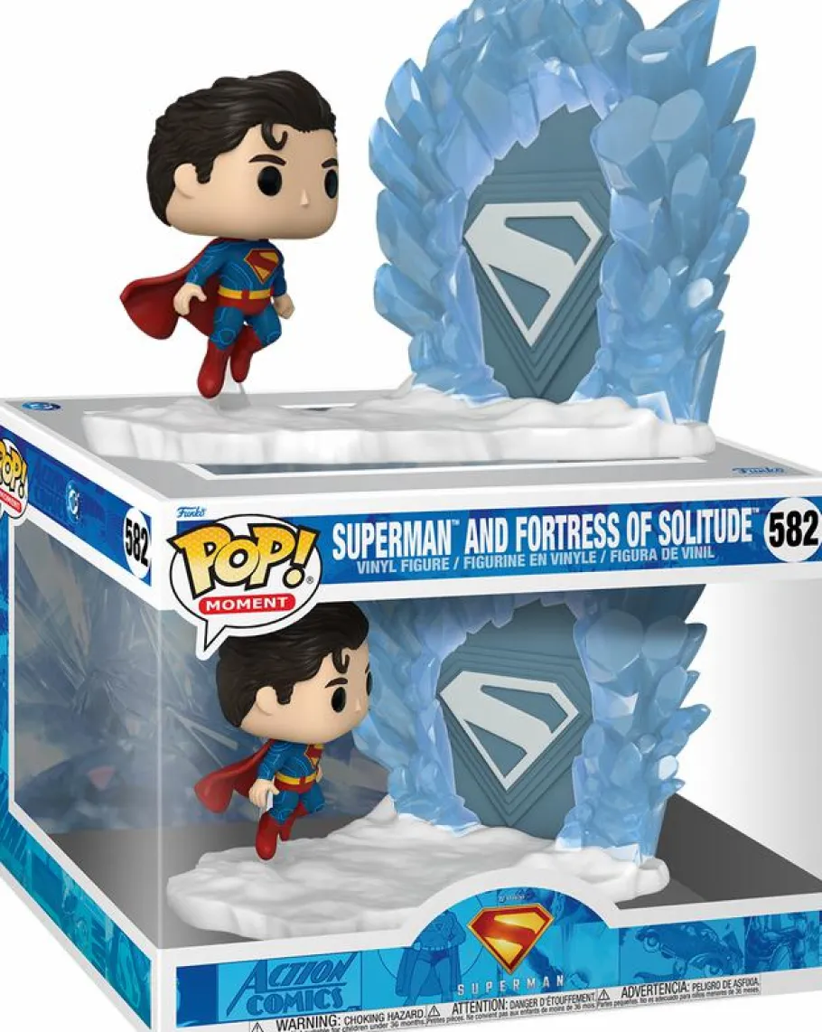 Pop! Moments>Superman (2025) - & Fortress of Solitude Pop! Moment Vinyl Figure