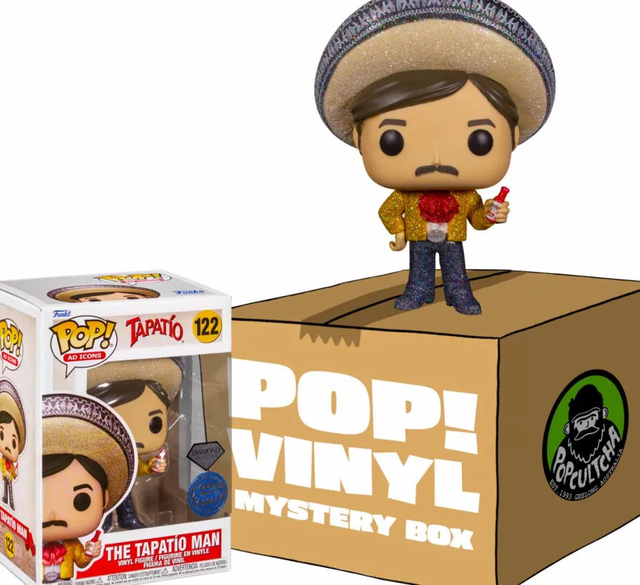Collector & Mystery Boxes>Tapatío Tapatio - The Tapatio Man Diamond Glitter Mystery Box (Includes Tapatio Man & 3 Mystery Exclusive Pop! Vinyl Figures)