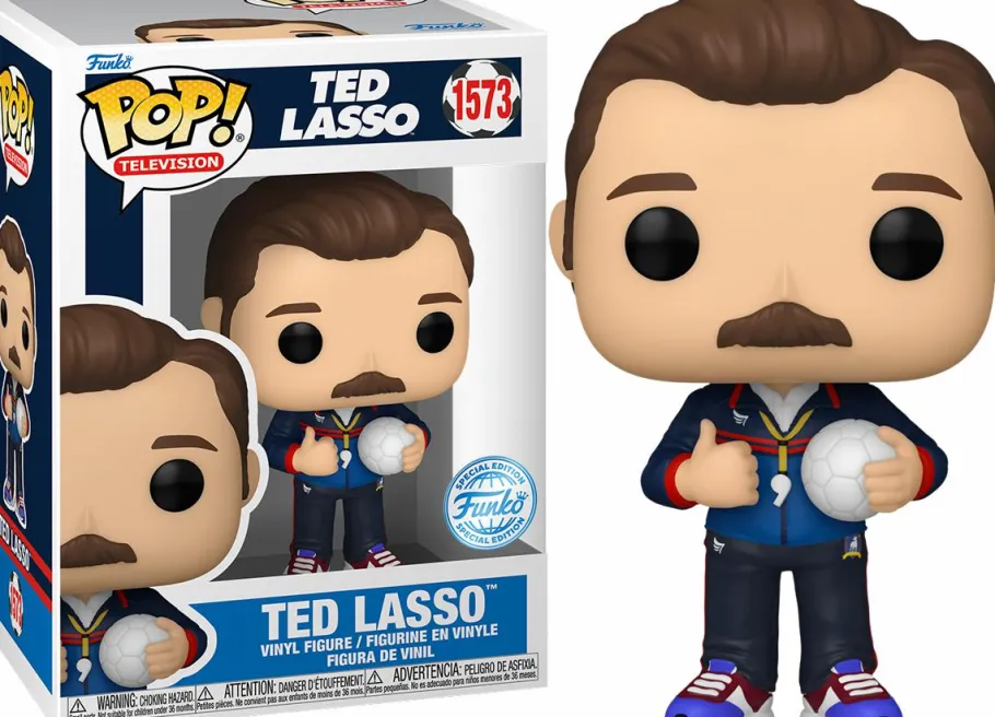Standard Pop!>Ted Lasso - with Soccer Ball Pop! Vinyl Figure