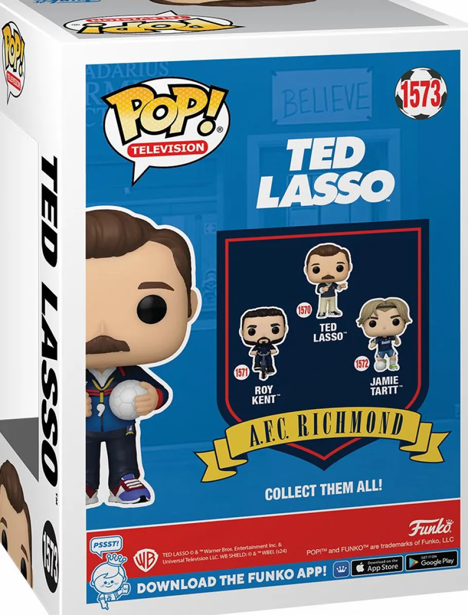 Standard Pop!>Ted Lasso - with Soccer Ball Pop! Vinyl Figure