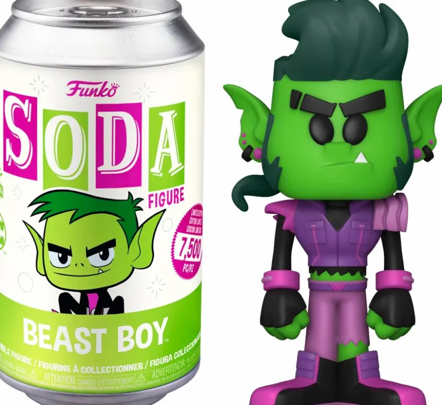 Designer Vinyl>Teen Titans Go! - Metal Beast Boy Vinyl SODA Figure in Collector Can (International Edition)