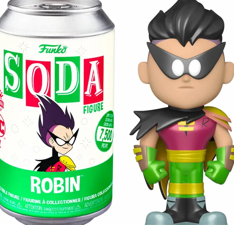 Designer Vinyl>Teen Titans Go! - Robin Vinyl SODA Figure in Collector Can (International Edition)