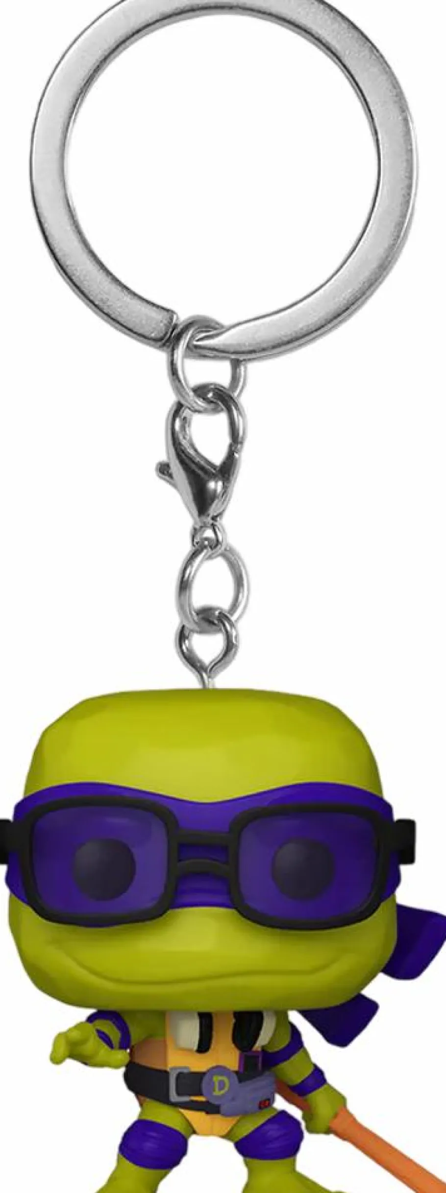 Pop! Keychains>Teenage Mutant Ninja Turtles (TMNT) Teenage Mutant Ninja Turtles: Mutant Mayhem - Donatello Pop! Keychain
