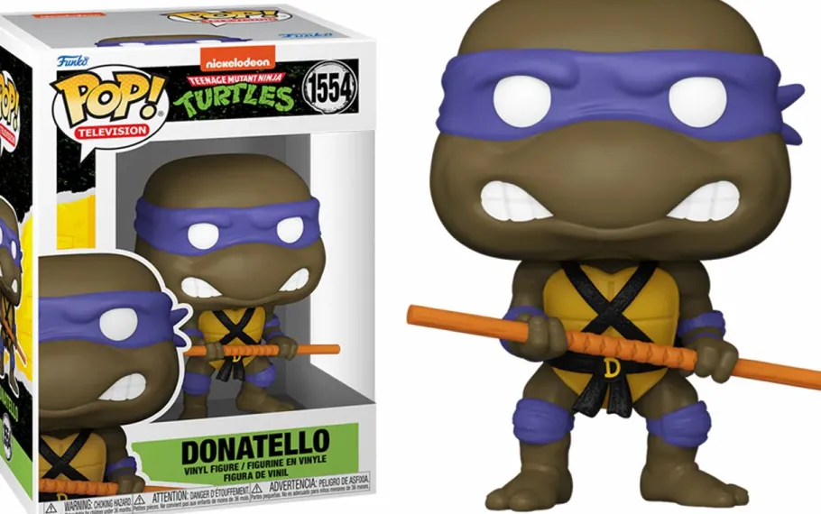 Standard Pop!>Teenage Mutant Ninja Turtles (TMNT) Teenage Mutant Ninja Turtles - Donatello with Bo Staff Pop! Vinyl Figure