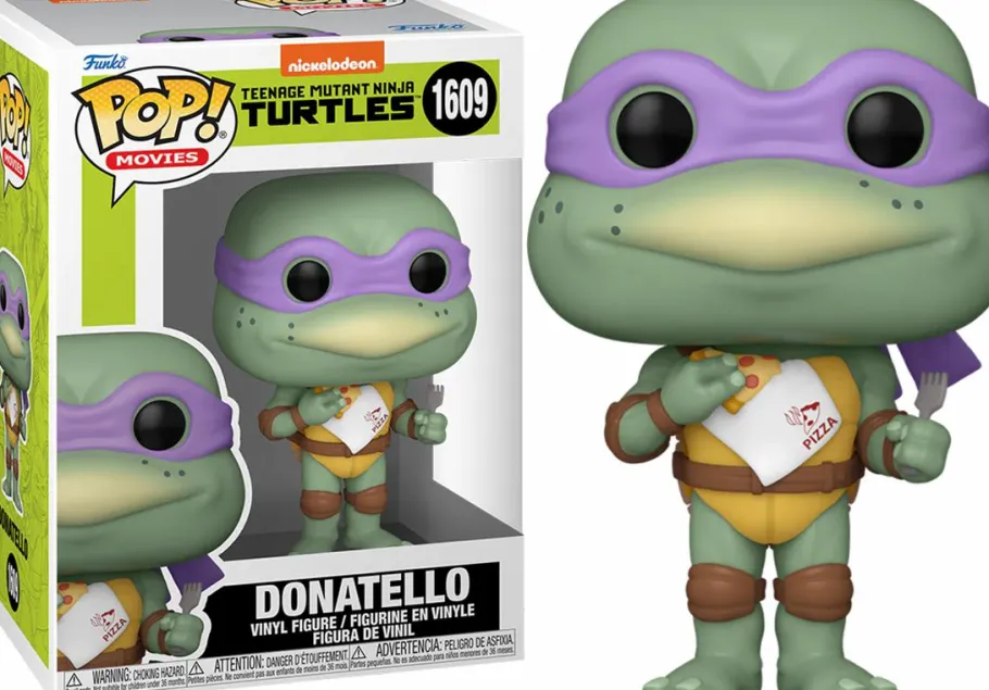Standard Pop!>Teenage Mutant Ninja Turtles (TMNT) Teenage Mutant Ninja Turtles - Donatello with Pizza Pop! Vinyl Figure