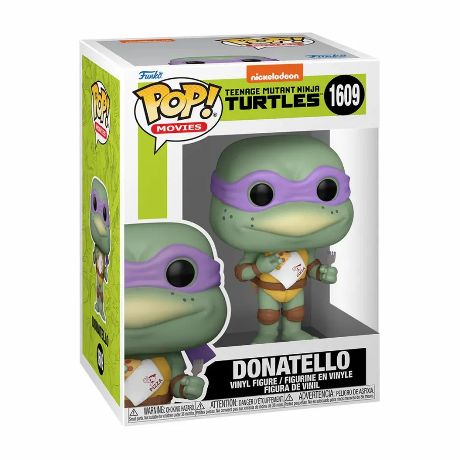 Standard Pop!>Teenage Mutant Ninja Turtles (TMNT) Teenage Mutant Ninja Turtles - Donatello with Pizza Pop! Vinyl Figure