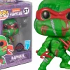 Pop! Deluxe>Teenage Mutant Ninja Turtles (TMNT) Teenage Mutant Ninja Turtles II: The Secret of the Ooze - Raphael Artist Series Pop! Vinyl Figure with Pop! Protector