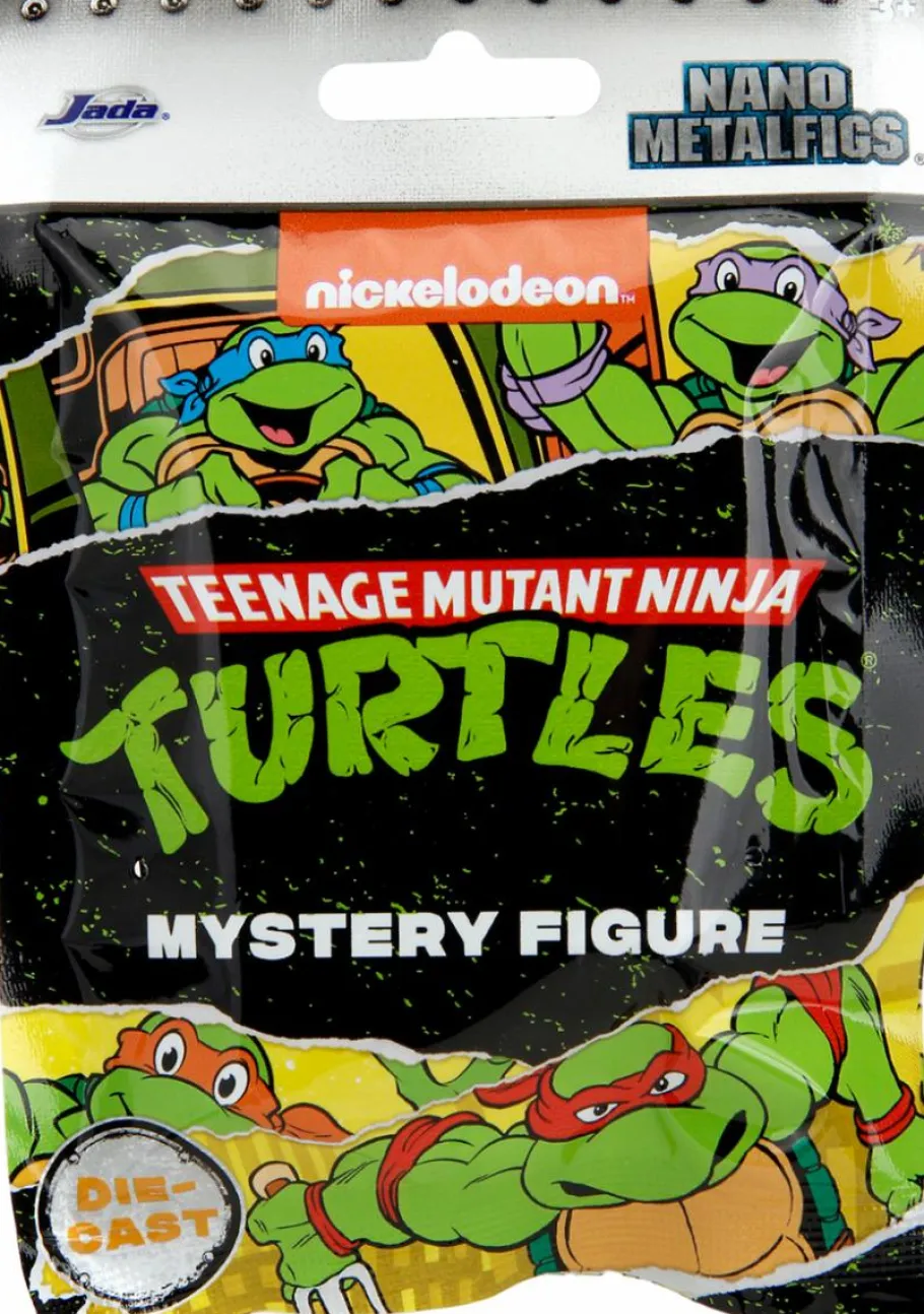 Blind Box>Teenage Mutant Ninja Turtles (TMNT) Teenage Mutant Ninja Turtles (1987) - Nano Metalfigs Die-Cast Mystery Figure Blind Bag (Single Unit)