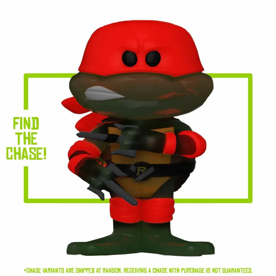 Designer Vinyl>Teenage Mutant Ninja Turtles (TMNT) Teenage Mutant Ninja Turtles: Mutant Mayhem - Raphael Vinyl SODA Figure in Collector Can