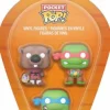 Designer Vinyl>Teenage Mutant Ninja Turtles (TMNT) Teenage Mutant Ninja Turtles - Leonardo, Raphael, Splinter Easter Pocket Pop! 3-Pack