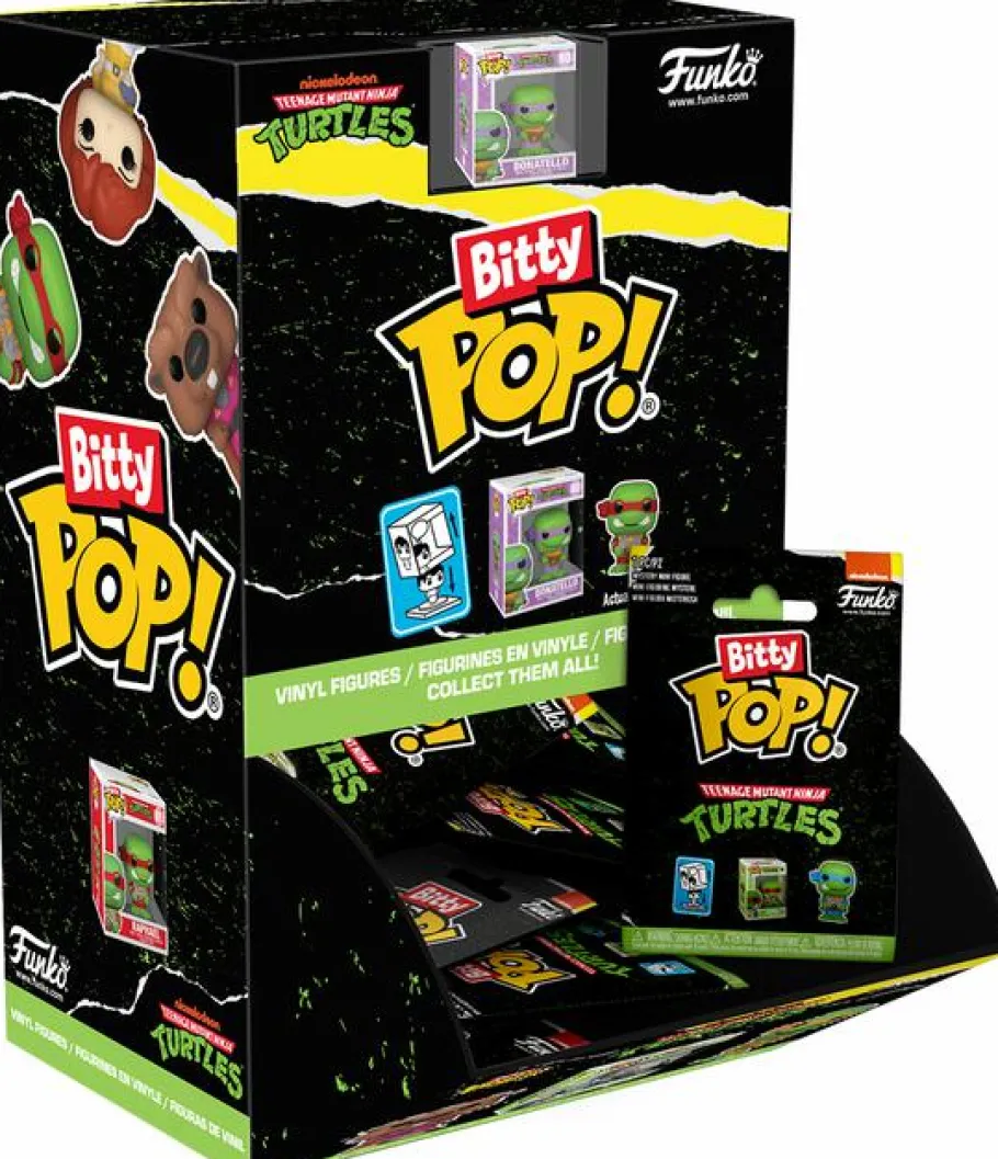 Blind Box>Teenage Mutant Ninja Turtles (TMNT) Teenage Mutant Ninja Turtles - Bitty Pop! Blind Bag Vinyl Figure (Display of 36 Units)