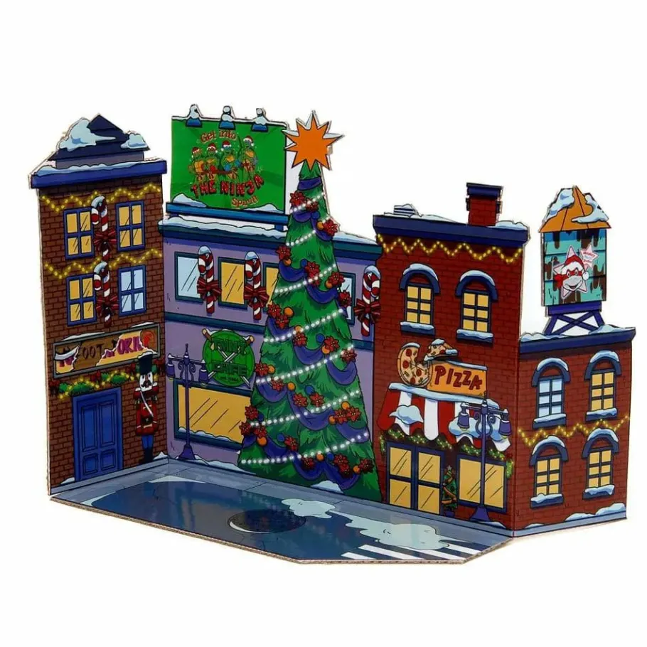 Die-Cast Figures>Teenage Mutant Ninja Turtles (TMNT) Teenage Mutant Ninja Turtles (1987) - 2024 Nano Metafigs 1.65" Die-Cast Figure Advent Calendar