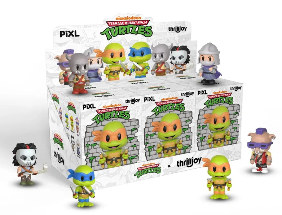 Blind Box>Teenage Mutant Ninja Turtles (TMNT) Teenage Mutant Ninja Turtles - PIXL Vinyl Figure Mystery Box (Single Unit)