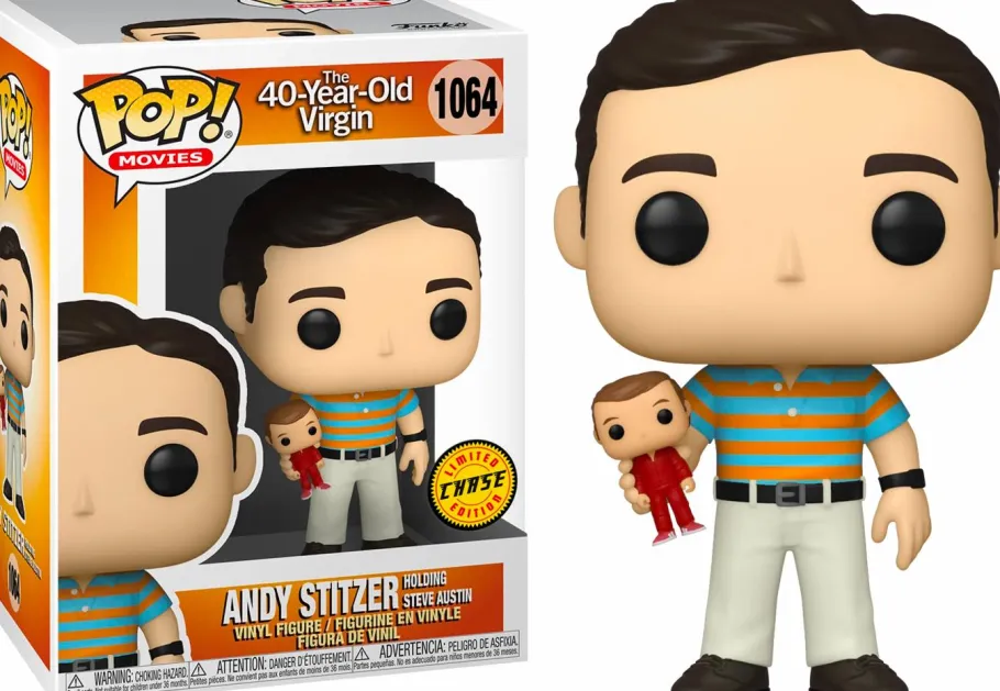 Standard Pop!>The 40 Year-Old Virgin - Andy with Oscar Goldman Pop! Vinyl Figure