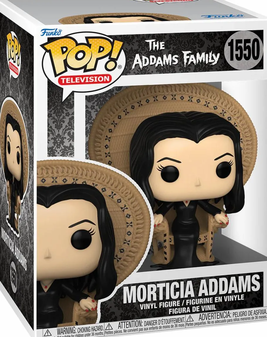 Pop! Deluxe>Addams Family The (1964) - Morticia Addams on Wicker Chair Deluxe Pop! Vinyl Figure