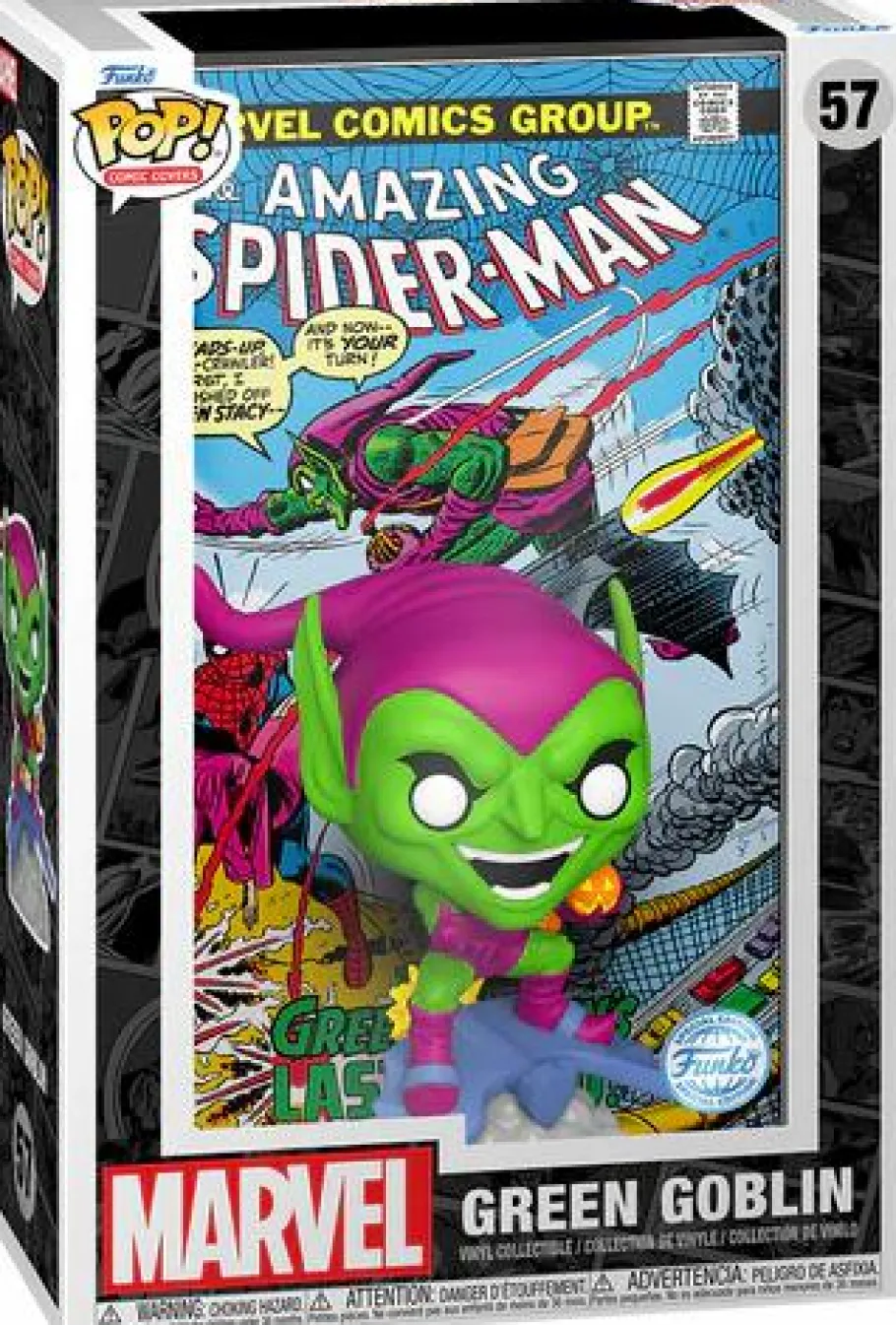 Pop! Covers>Spider-Man The Amazing - Green Goblin #122 Comic Covers Pop! Vinyl Figure