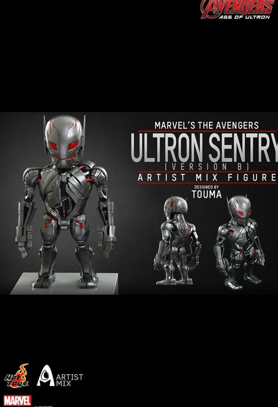Bobble-Heads>The Avengers - Avengers 2: Age of Ultron - Red Ultron Sentry Hot Toys Artist Mix Bobble Head