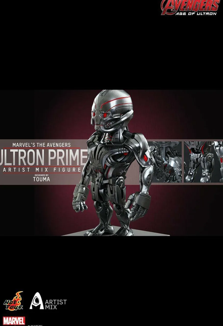 Bobble-Heads>The Avengers - Avengers 2: Age of Ultron - Ultron Prime Hot Toys Artist Mix Bobble Head