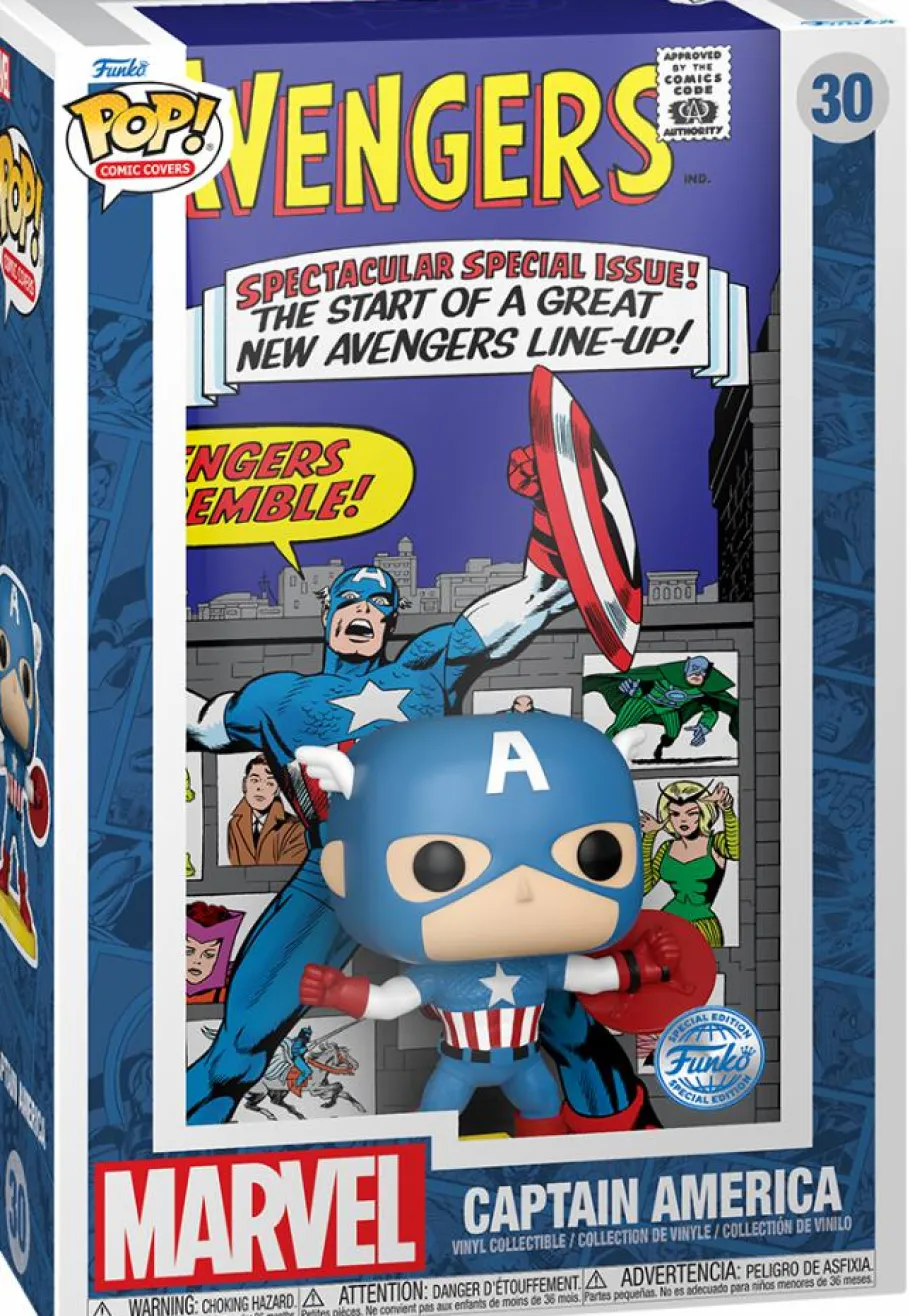 Pop! Covers>The Avengers - Captain America Issue #16 Pop! Comic Covers Vinyl Figure