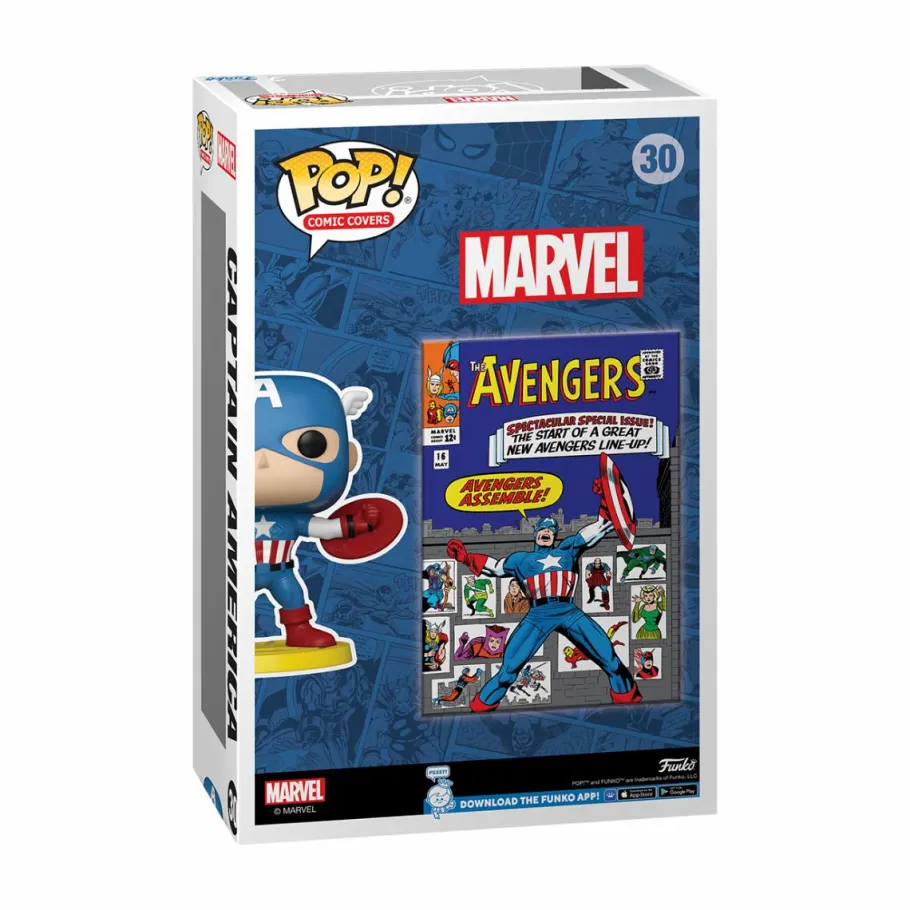 Pop! Covers>The Avengers - Captain America Issue #16 Pop! Comic Covers Vinyl Figure
