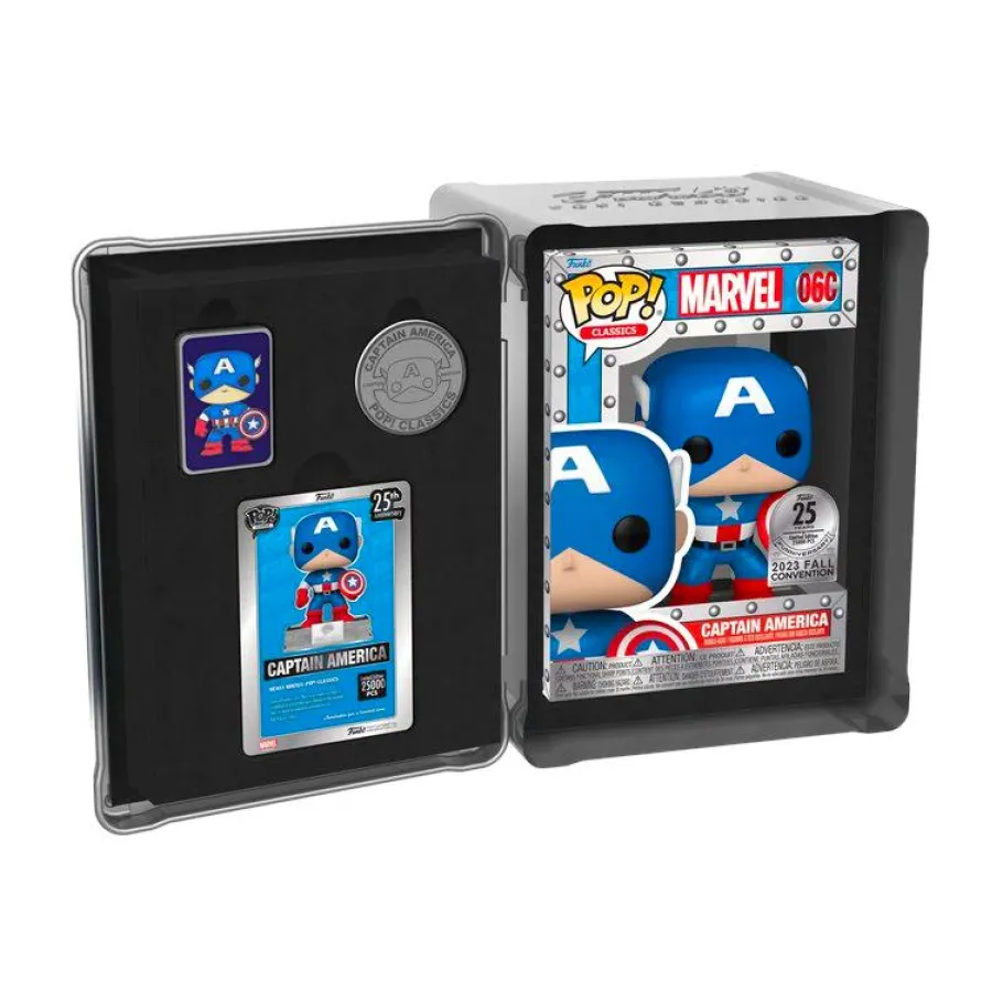 Funko Convention Exclusives>The Avengers - Captain America 25th Anniversary Pop! Classics Vinyl Figure (2023 Fall Convention Exclusive) (Popcultcha Exclusive)