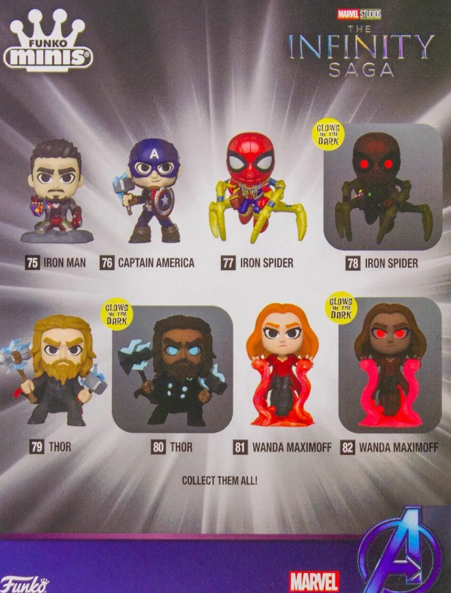 Designer Vinyl>The Avengers - Infinity Saga 3” Scale Mini Vinyl Figure (Mystery Single Unit)