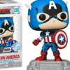 Standard Pop!>Marvel The Avengers: Beyond Earth's Mightiest - Captain America 60th Pop! Vinyl Figure with Enamel Pin
