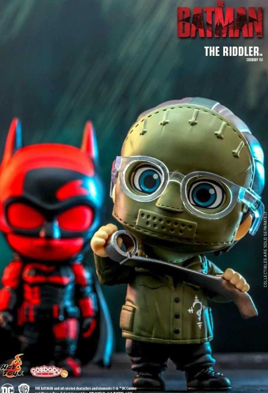 Cosbaby>Batman The (2022) - The Riddler Cosbaby (S) Hot Toys Figure