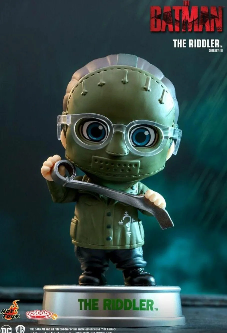 Cosbaby>Batman The (2022) - The Riddler Cosbaby (S) Hot Toys Figure