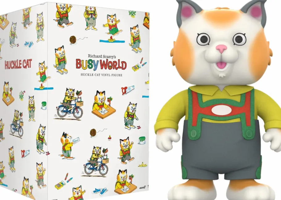 Designer Vinyl>Richard Scarry The Busy World of - Huckle Cat SuperSize 16" Vinyl Figure