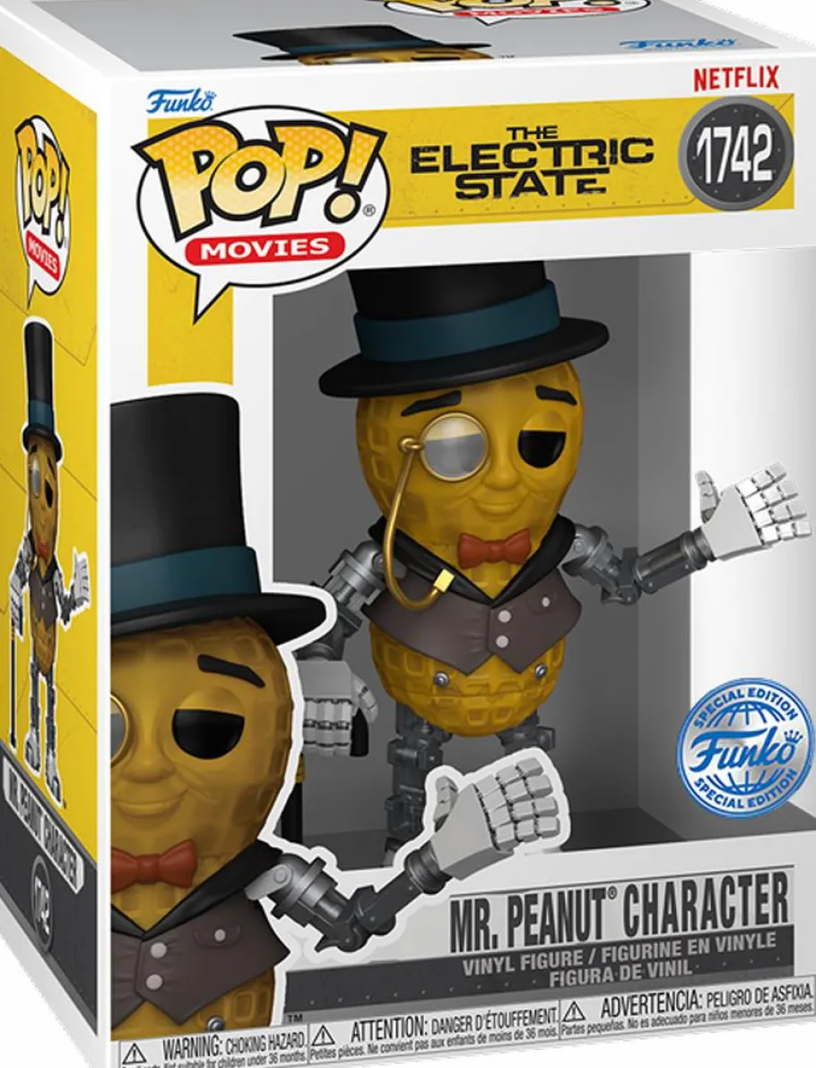 Collector & Mystery Boxes>The Electric State - Mr Peanut Character Mystery Box (Includes Mr Peanut & 3 Exclusive Pop! Vinyl Figures)