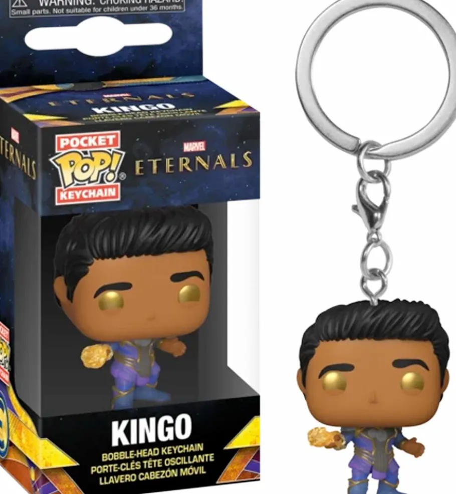 Pop! Keychains>Eternals The (2021) - Kingo Pocket Pop! Vinyl Keychain