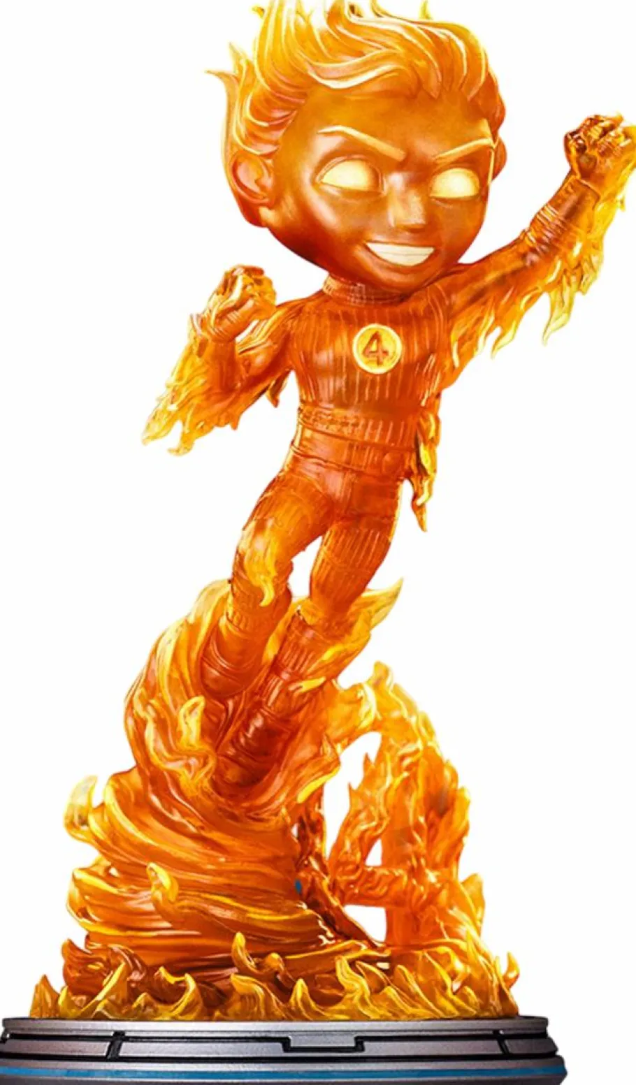 Designer Vinyl>Fantastic 4 The Fantastic Four: First Steps (2025) - Human Torch MiniCo 8” Vinyl Figure