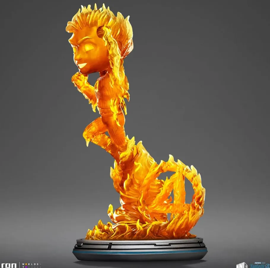 Designer Vinyl>Fantastic 4 The Fantastic Four: First Steps (2025) - Human Torch MiniCo 8” Vinyl Figure